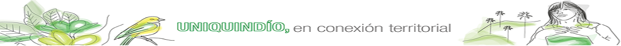 Slogan Universidad del Quindío - Por una Universidad Pertinente Creativa Integradora